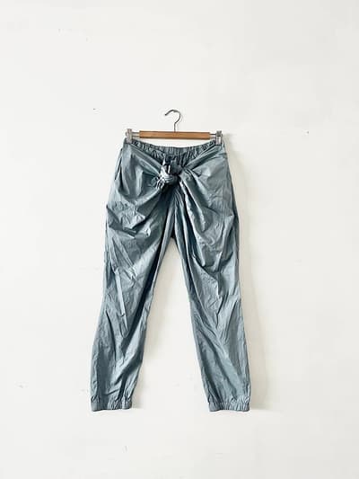 【美品】home working　前結びコットンパンツ　フリーサイズ 画像1