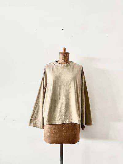 rukkilill　コットンワイドカットソー　フリーサイズ 画像1