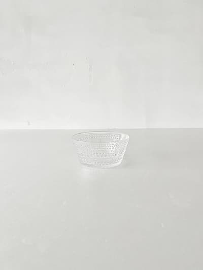 【北欧】美品　iittala 　カステヘルミ　ボウル230ml　クリア　② 画像1