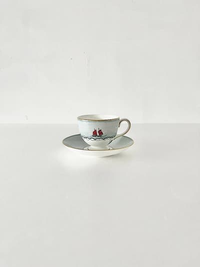 【美品】WEDGWOOD　セイラーズ フェアウェル カップ＆ソーサー　② 画像1