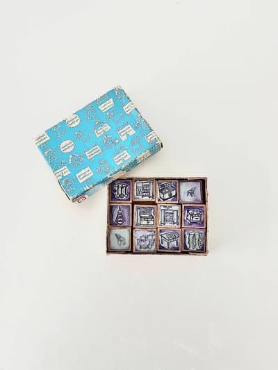 【仏アンティーク】フェルナンナタン社　アンティークスタンプセット　チャイルドスタンプ 画像1