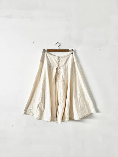 ARTE POVERA　ワイドキュロットパンツ　生成 画像1