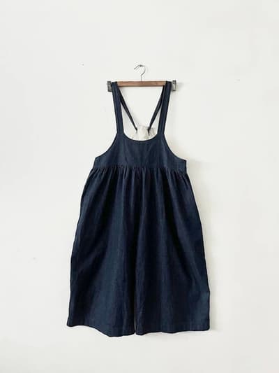 ichi　デニムサロペット　コットン 画像1