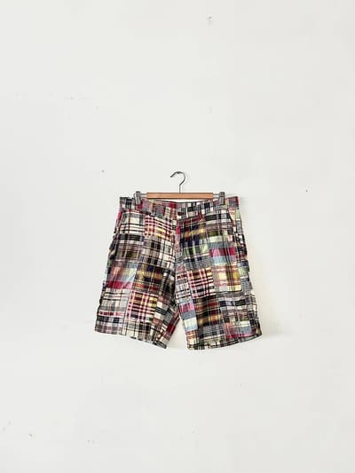 【Men's】Polo by Ralph Lauren　パッチワークショートパンツ　チェック柄　サイズ34 画像1