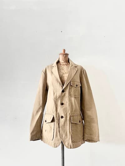 【Men's】RRL　コットンジャケット　サイズS　ベージュ 画像1