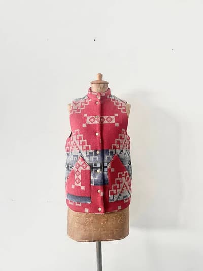 PENDLETON　ダウンベスト　サイズS　ウール 画像1