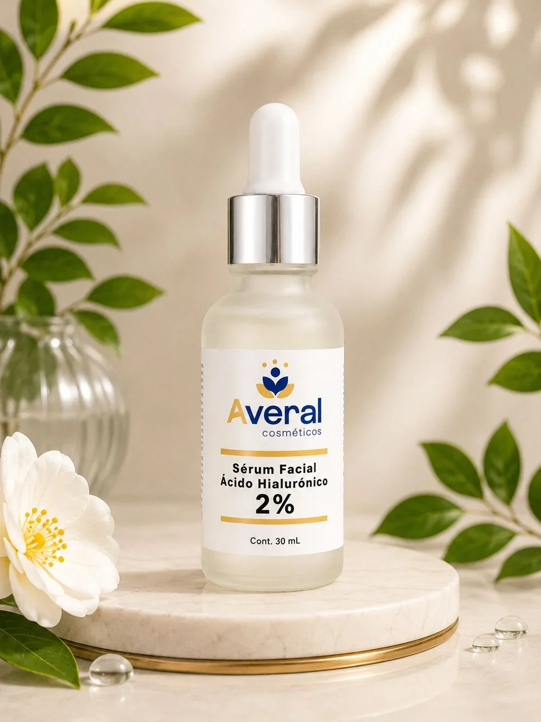 Serum facial ácido hialurónico 2%
