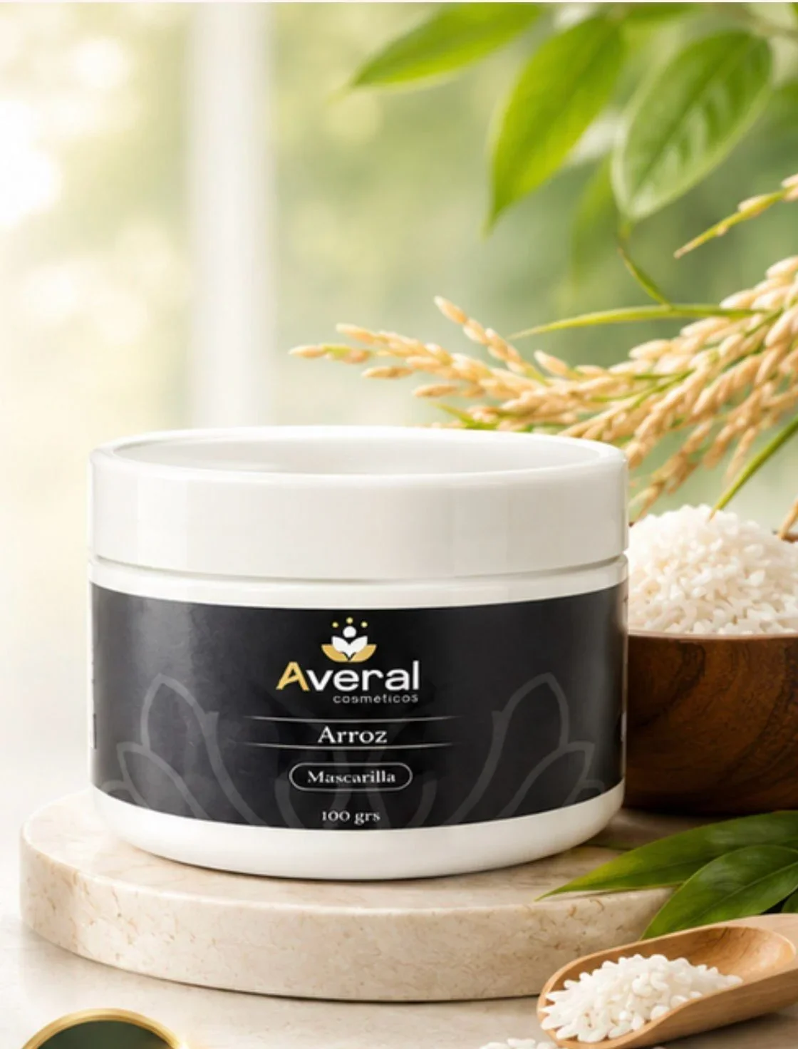 Mascarilla de arroz