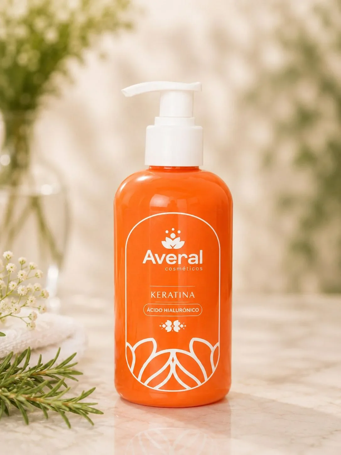 Crema para peinar queratina ácido hialurónico