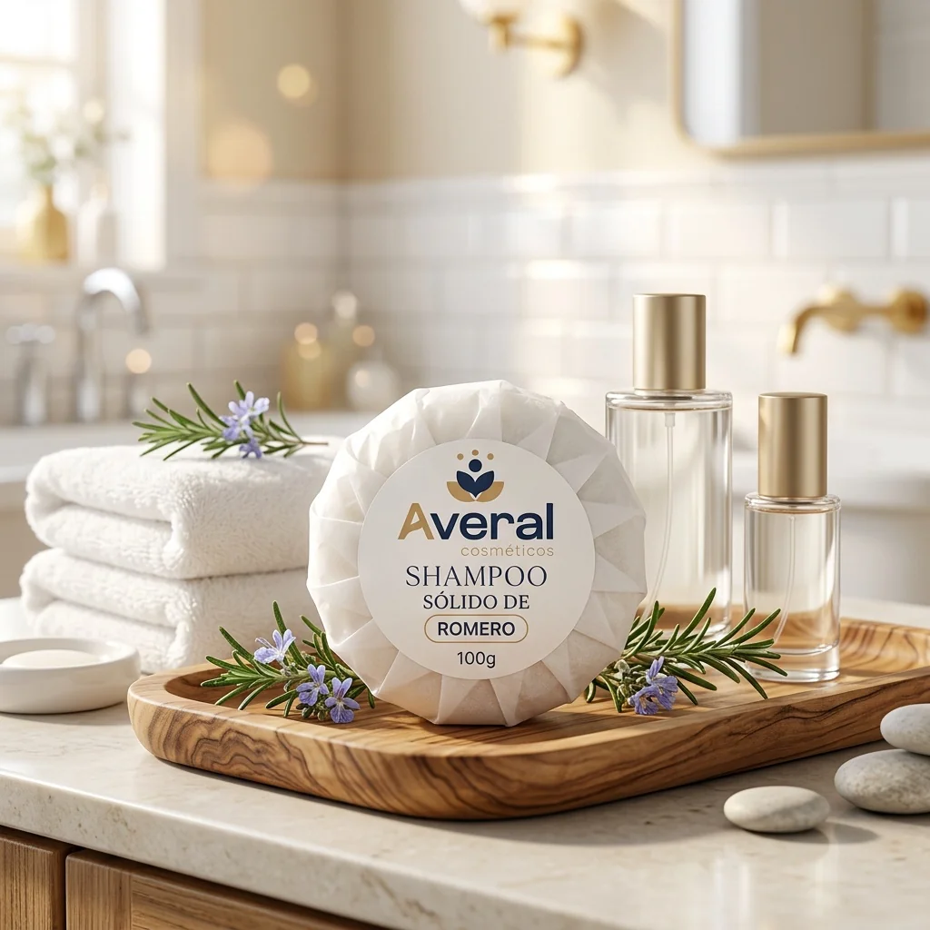 Shampoo sólido de romero