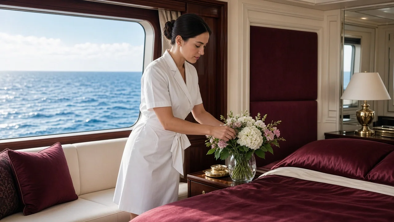 ¿Qué hace una stewardess en un yate? El día a día del departamento de interior