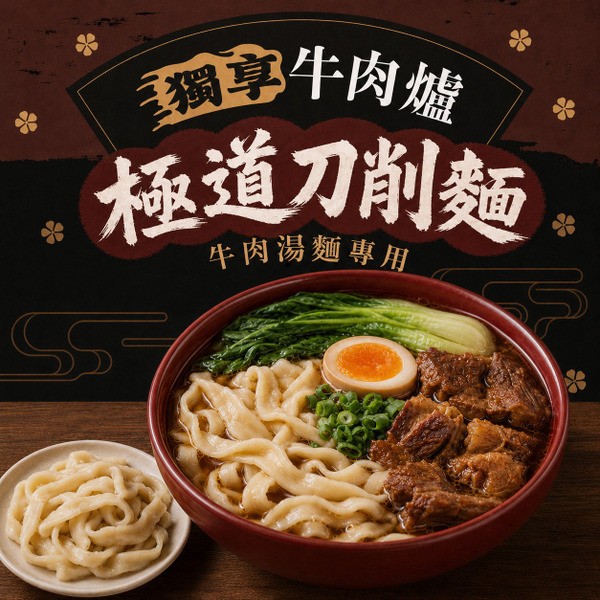 極道刀削麵 商品介紹 1