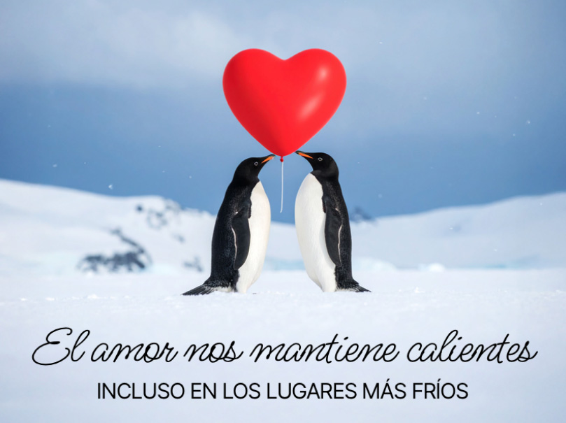 Sample  El amor nos mantiene calientes Front