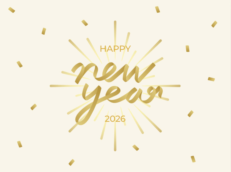 eCard  Feliz año nuevo Front