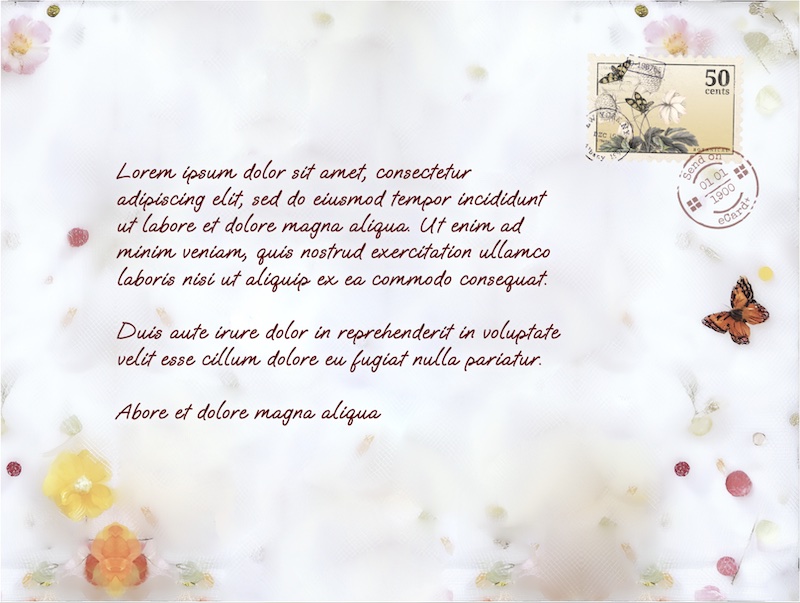 Sample  Birthday Flowers Front