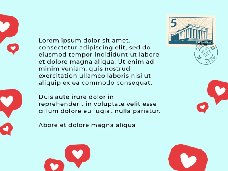 Sample  You make my heart pop Front