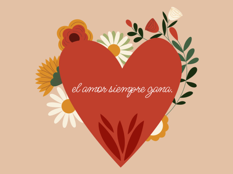 Sample  el amor siempre gana Front
