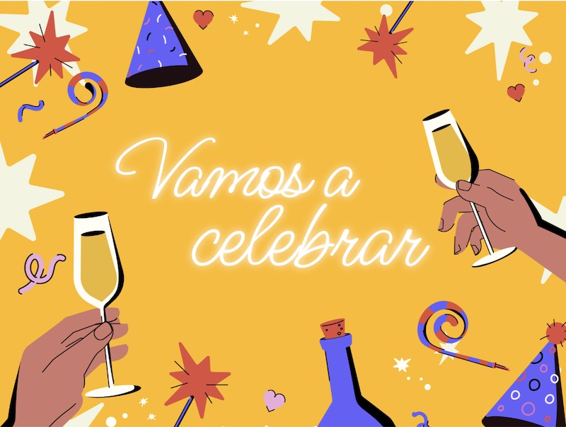 eCard  Vamos a celebrar Front