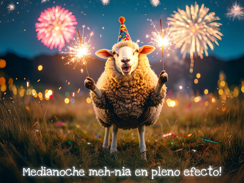 eCard  Medianoche meh-nia en pleno efecto Front