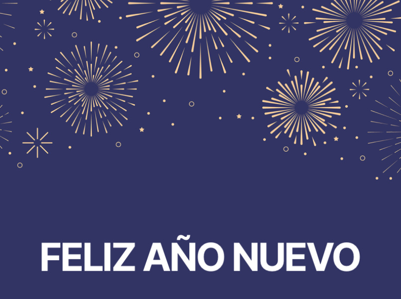 Sample  Feliz año nuevo Front