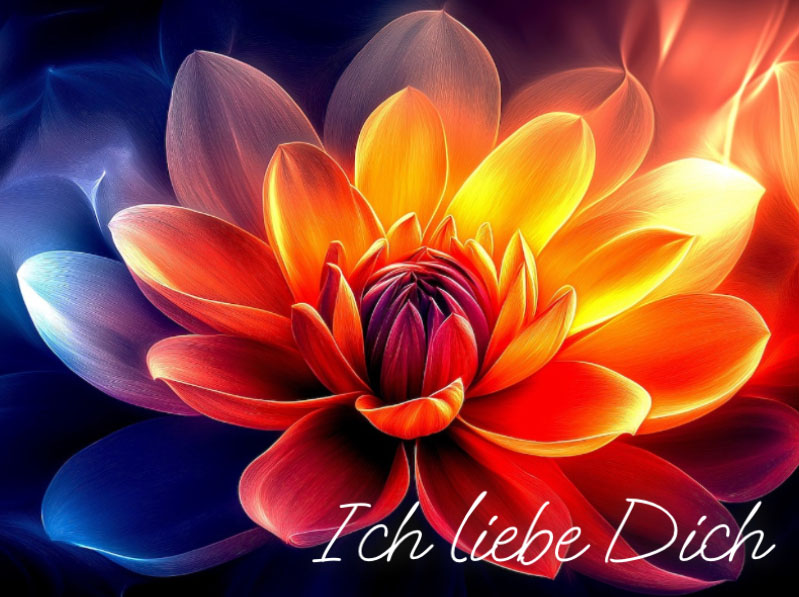 eCard  Ich liebe dich Front