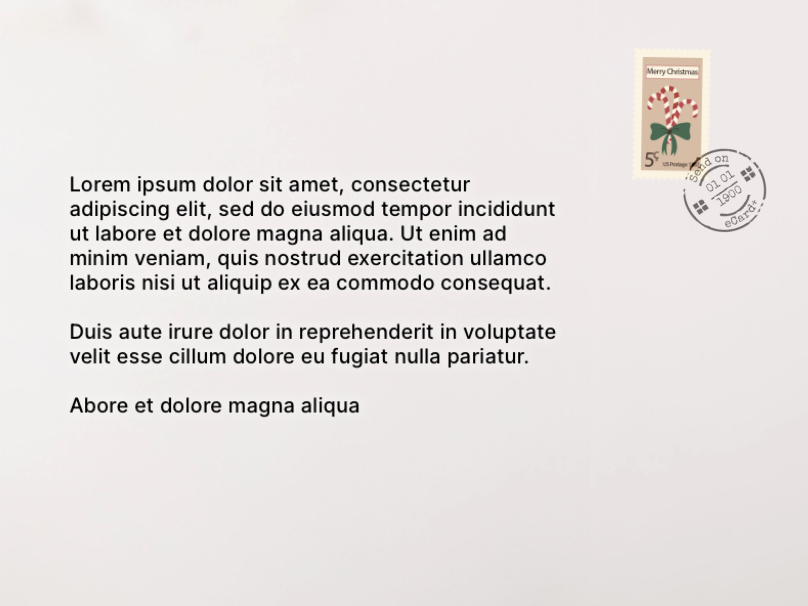 Sample  Christmas is for everyone Front