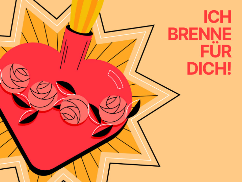 Sample  Brennendes Herz Front