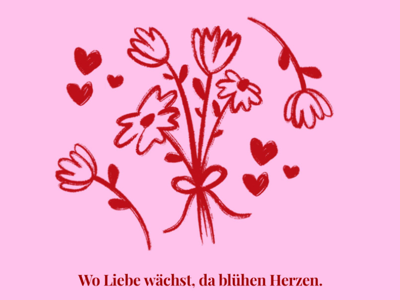 Sample  Liebe wächst Front