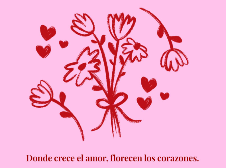 Sample  El amor crece Front