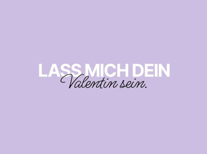 Sample  Lass mich dein Valentin sein Front