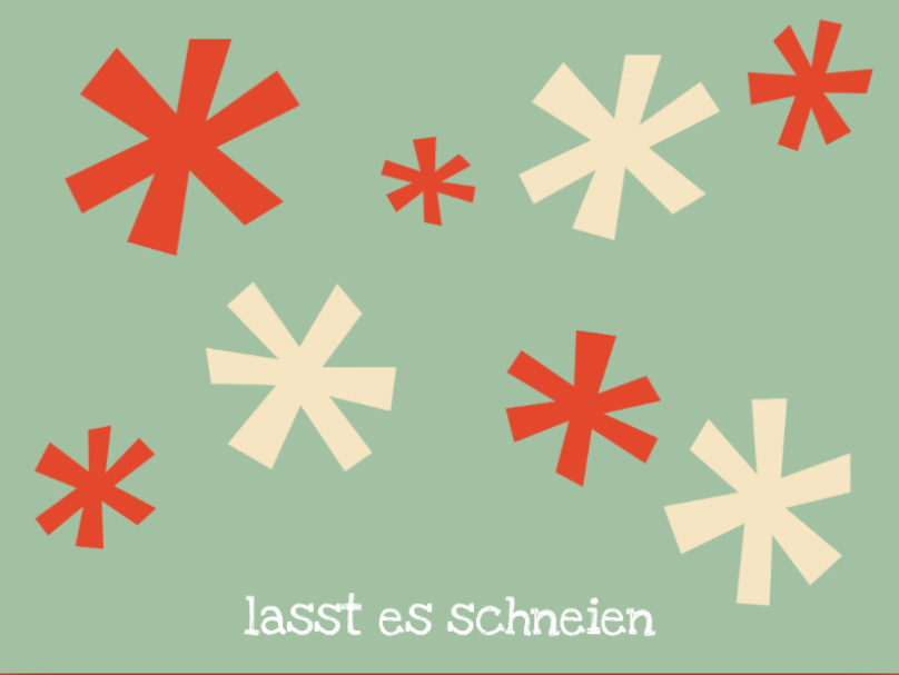 Sample  lasst es schneien Front