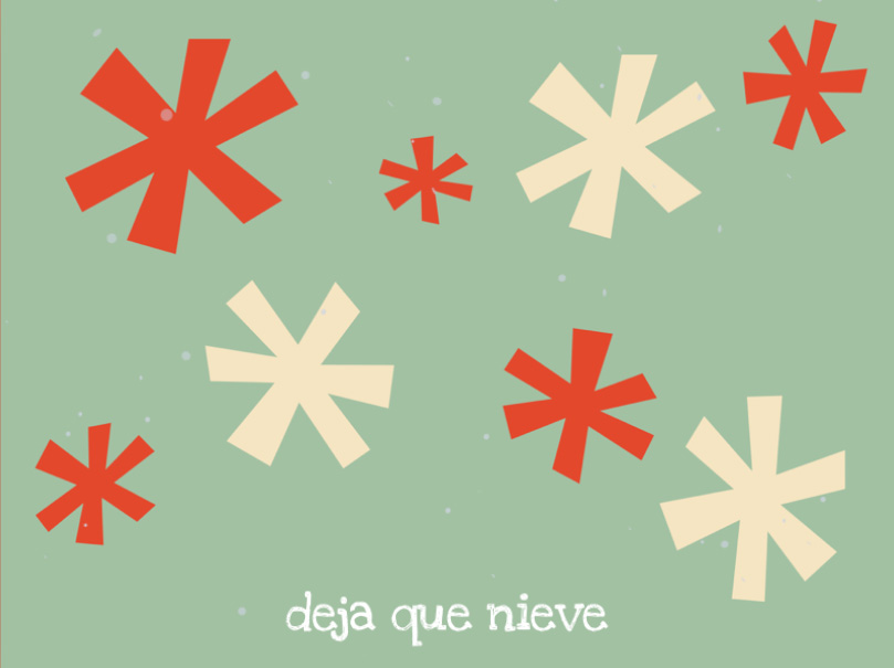 Sample  deja que nieve Front