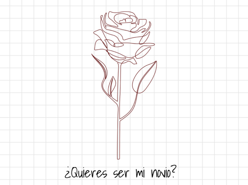 eCard  ¿Quieres ser mi novio? Front