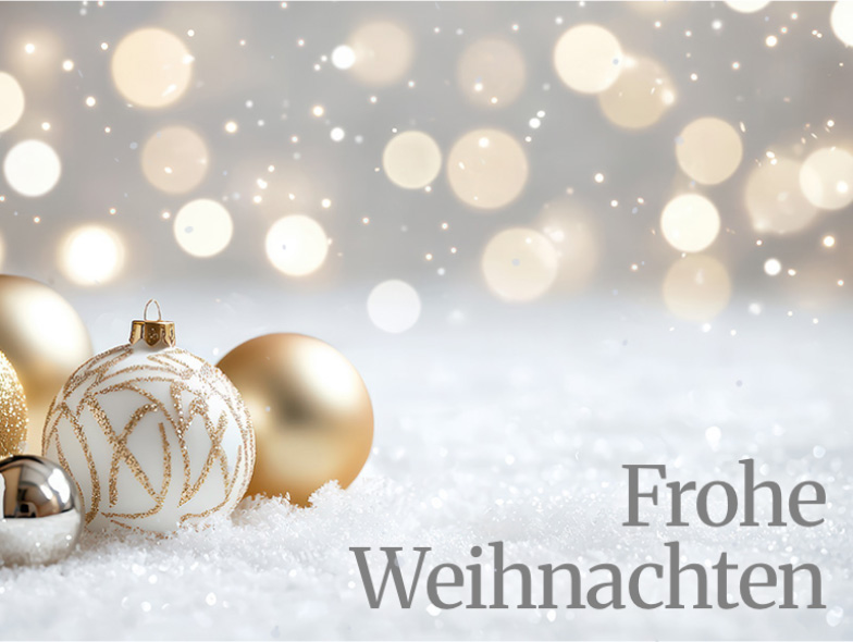 eCard  Seriöse Weihnachten Front