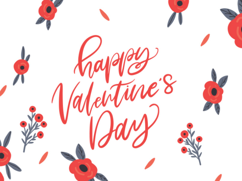 Sample love Happy Valentinsday Front