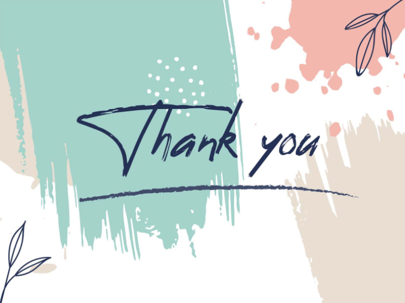 eCard  Vielen Dank Front