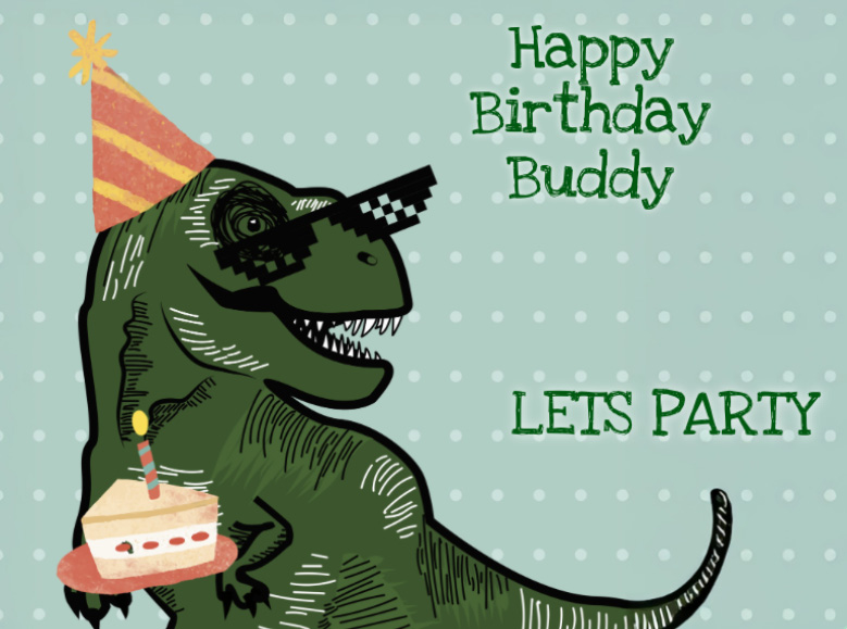 eCard  Crazy Birthday Front