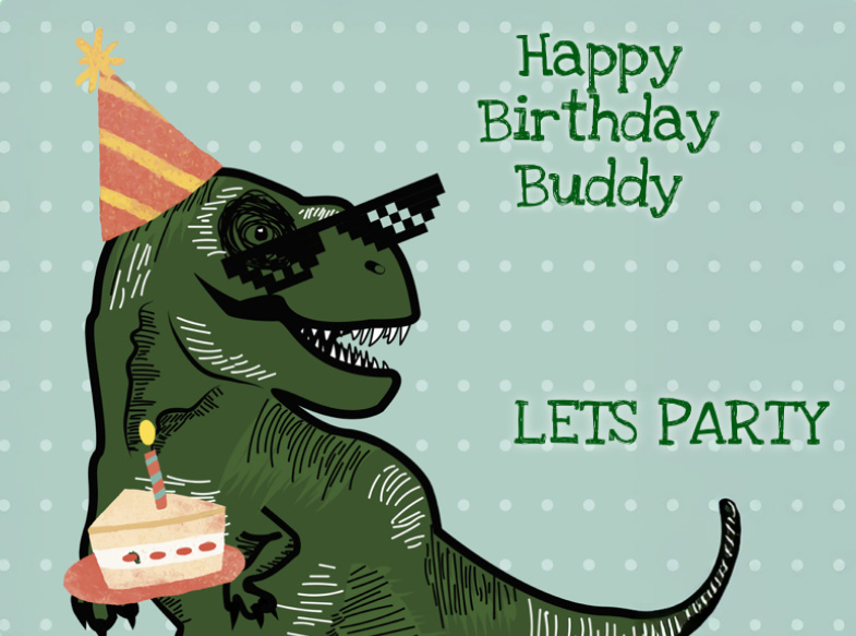 eCard  Crazy Birthday Front