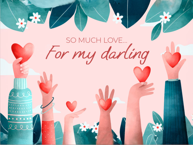 eCard  So much love Front