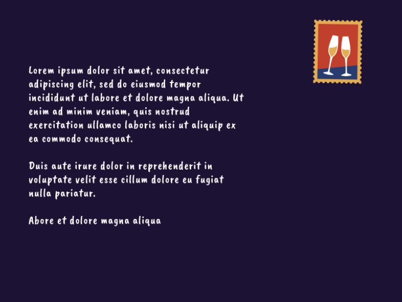 eCard  Cheers to 2026 Back