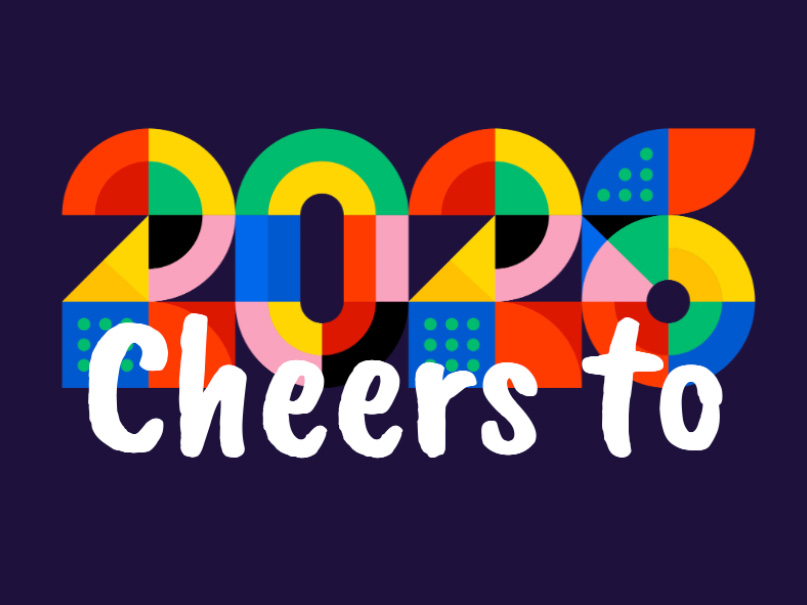 Sample  Cheers to 2026 Front