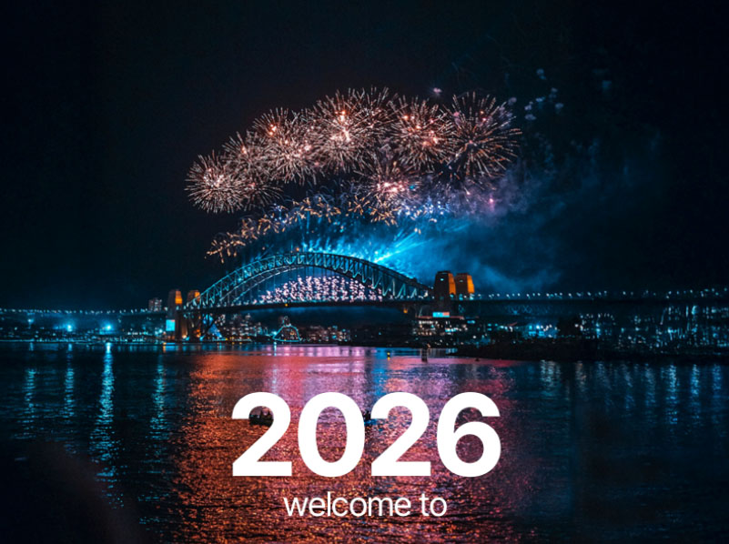 eCard  welcome to 2026 Front