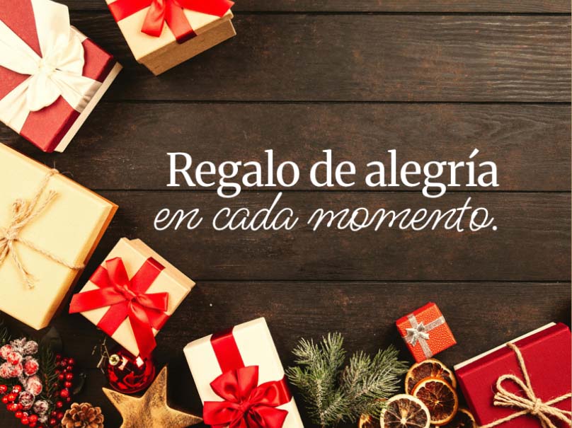 eCard  Regalo de alegría Front
