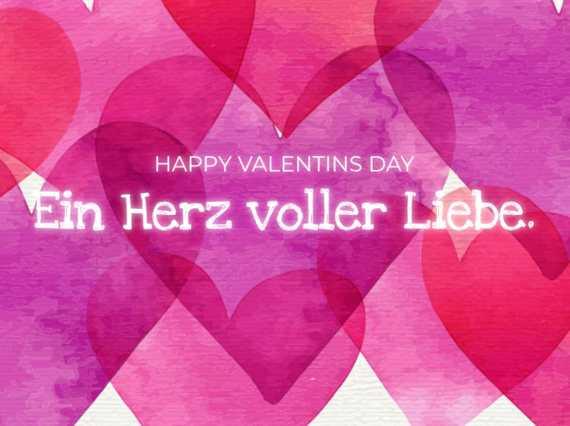 Sample love Ein Herz voller Liebe Front