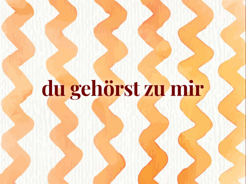 Sample  du gehörst zu mir Front