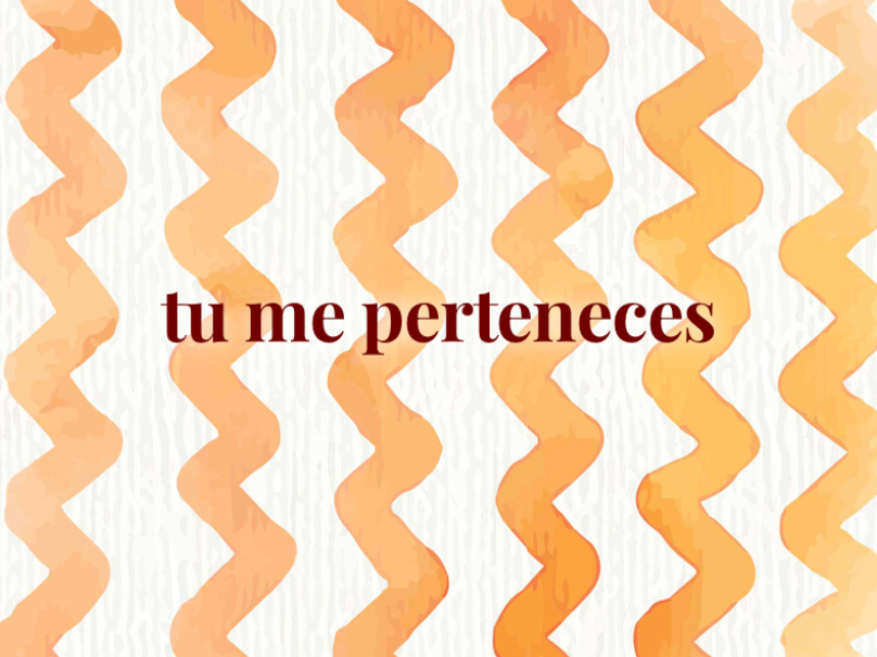 eCard  tu me perteneces Front