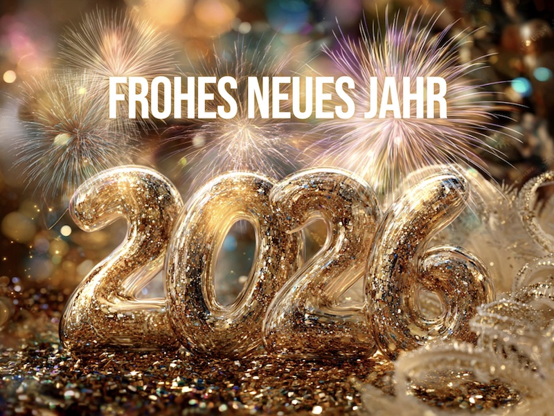 eCard  Golden New Year Front