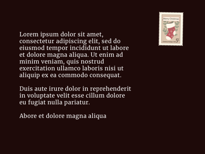 Sample  Where Christmas Feels Like Home Front