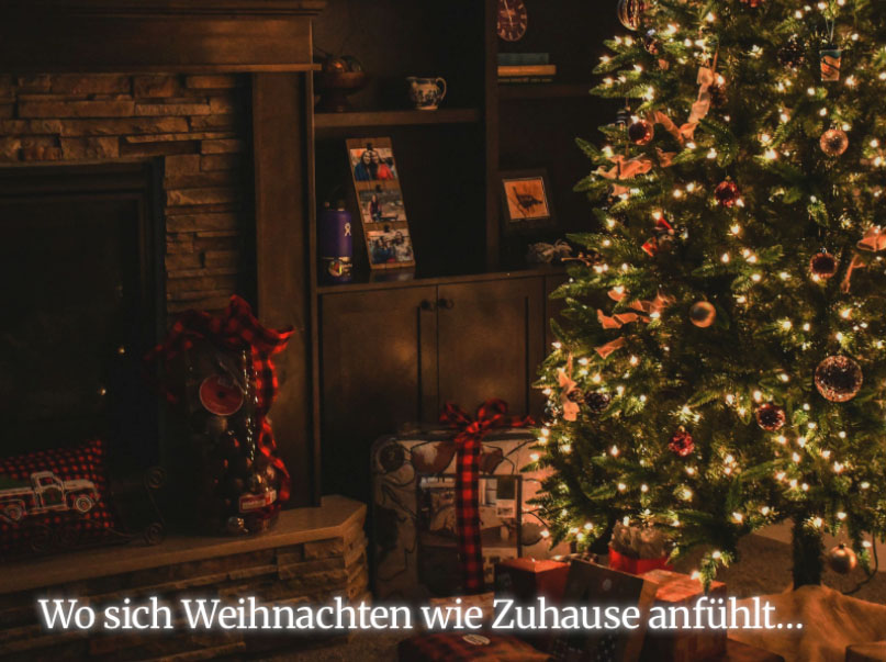 eCard  Wo sich Weihnachten wie Zuhause anfühlt Front