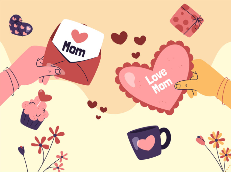 eCard  Hab dich lieb, Mama Front